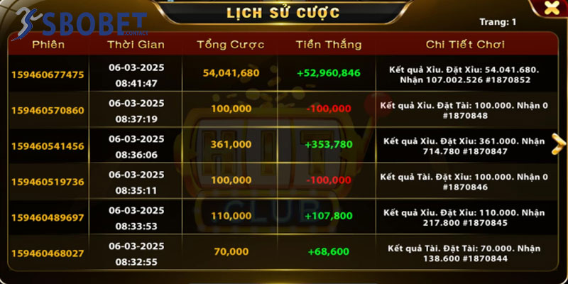 Hoangtuech - Tôi dừng chơi khi thu được hơn 50 triệu 4 Số tiền hơn 50 triệu cộng vào tài khoản Hoangtuech