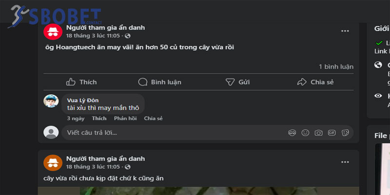 Hoangtuech - Tôi dừng chơi khi thu được hơn 50 triệu 3 Trên nhóm facebook nhiều anh em vẫn nghĩ tài khoản Hoangtuech của tôi là ăn may